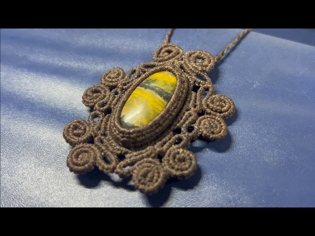 Collar con espirales | Tutorial Macramé