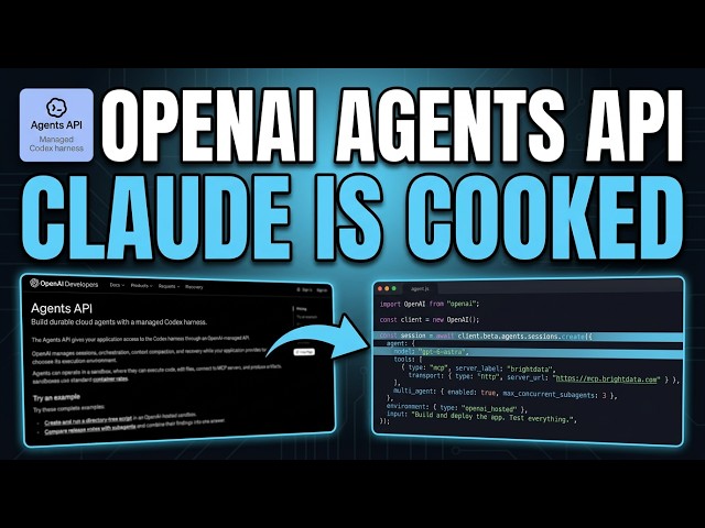 OpenAI Agents API + NEW Codex Harness = Cloud Coding Agents INSTANTLY