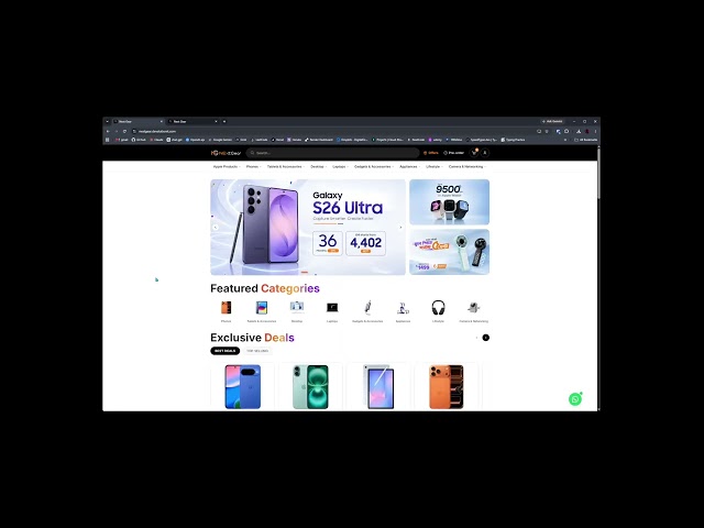 Next Gear — Full-Stack Gadget eCommerce Platform (MERN + TypeScript)