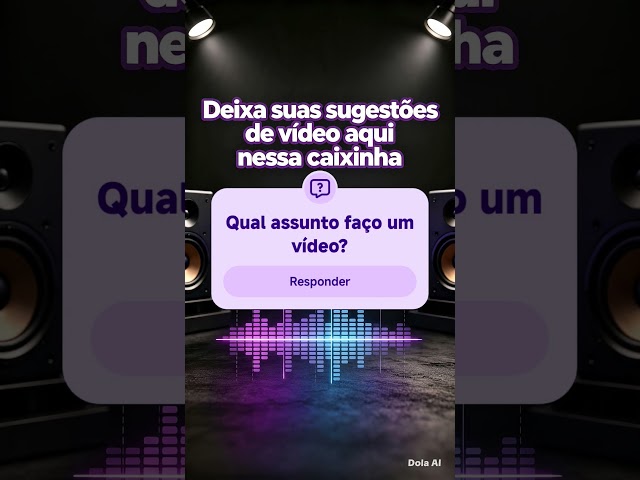 Deixa sua sugestão