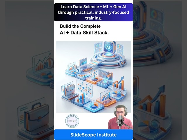 Learn Data Science + ML + Gen AI through practical, industry-focused training.