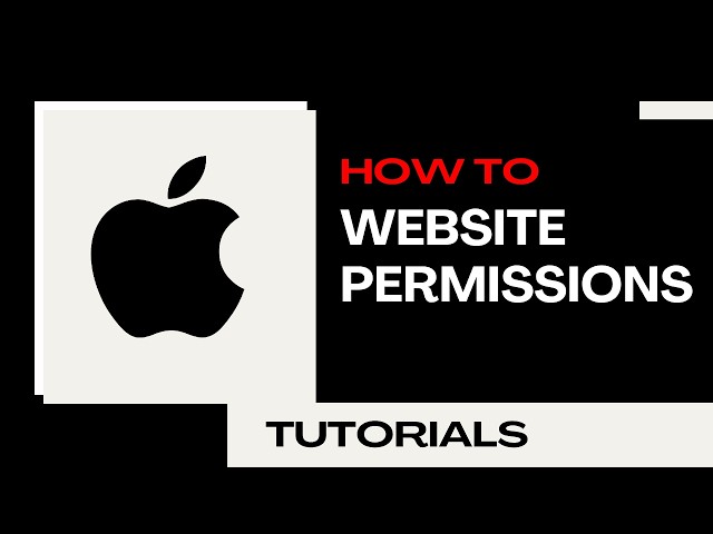 How to Manage Safari Website Permissions on Mac