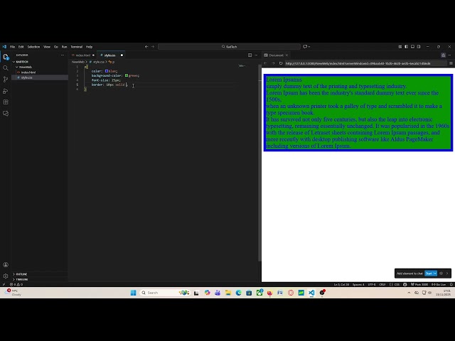 CSS tutorial [1]