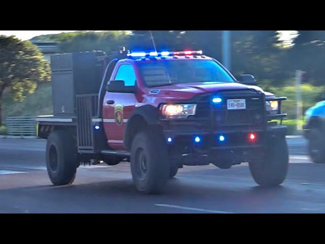 Junction Volunteer Fire Department Brush 1 Responding Code 3 
