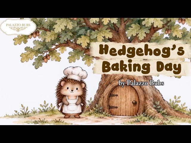 Hedgehog’s Baking Day | A Storybook Read-Aloud by Palazzo Bubs | Interactive Learning for Kids 