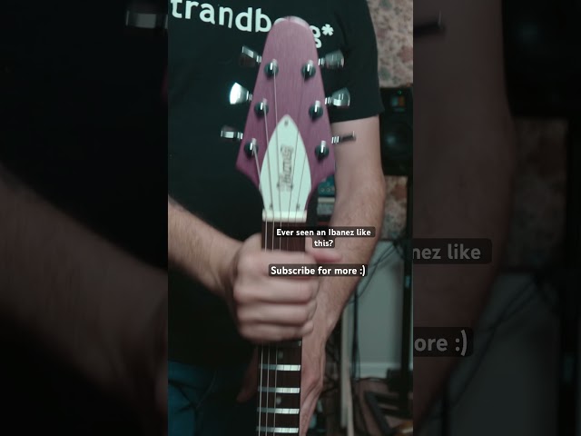 Ever seen an Ibanez like this? #guitartone #guitar #ibanez #flyingv #ibanezguitars #guitarsolo