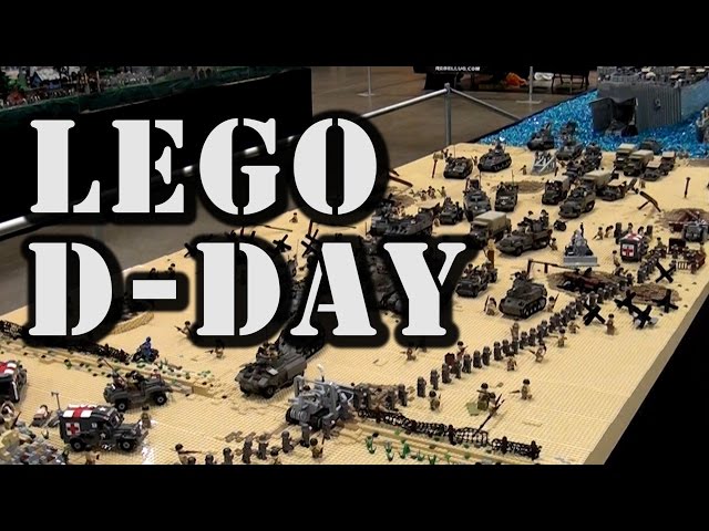 Epic LEGO WWII D-Day Normandy Omaha Beach by Brickmania