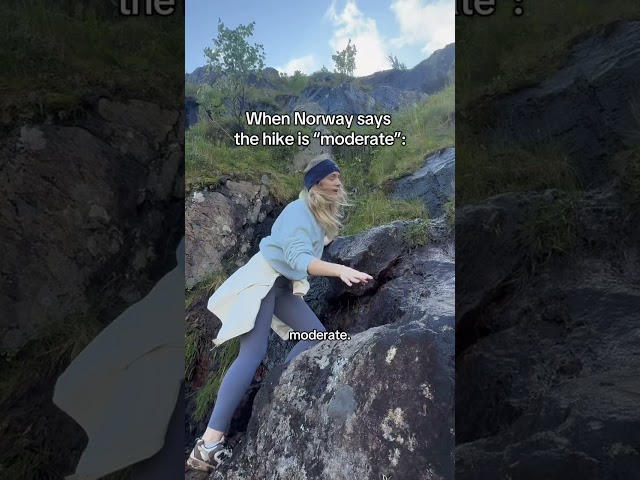 Why are the ALL hikes in Norway so hard?!
