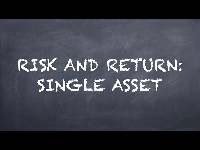 Risk and Return: Single Asset【Dr. Deric】