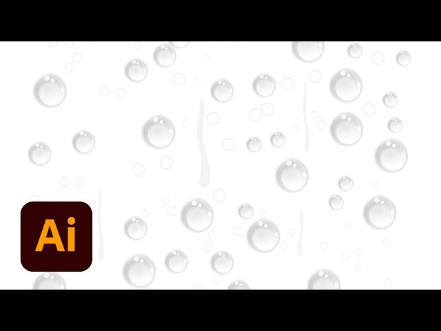 Illustrator Tutorial | How to Create Realistic Water Drops
