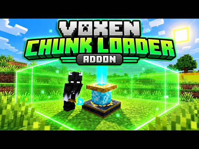 ✅ WORKING Voxen Chunk Loader Add-On for Minecraft Bedrock! Farms Run Far Away