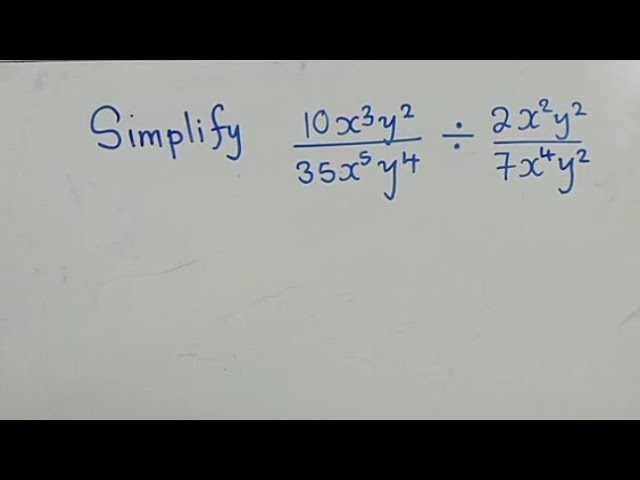 Simplify