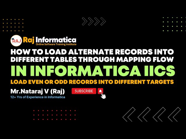How to load Alternative records to 2 targets in Informatica IICS / IDMC , Load Even and Odd Records