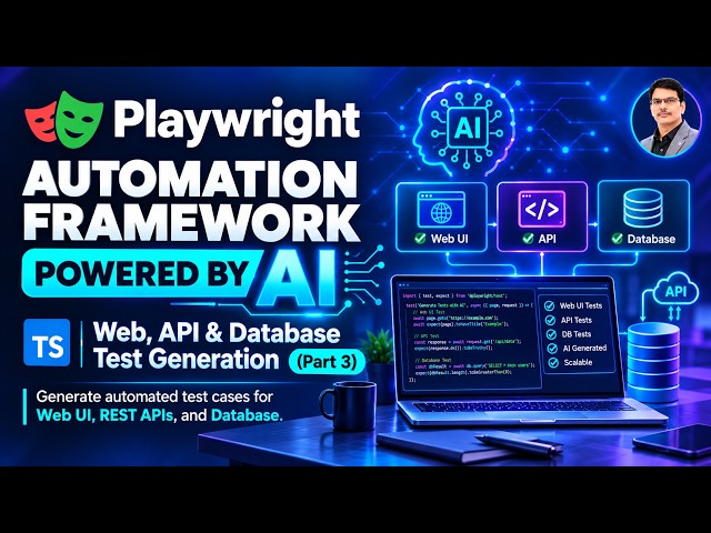 Playwright Automation Framework Powered by AI | Web, API & Database Test Generation (Part 3)
