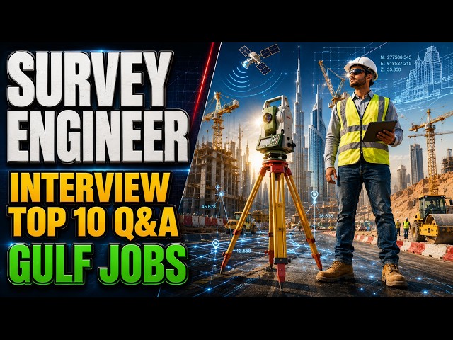 Survey Engineer Interview Questions and Answers | Interview Q&A for Survery Engineer Job