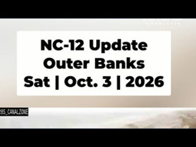 NC-12 Outer Banks: One Week After the Washout