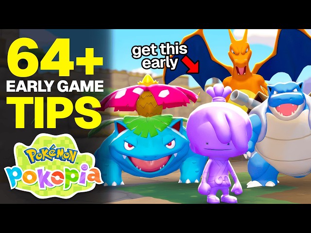 64+ EARLY Game Tips You Must Know (Pokopia)
