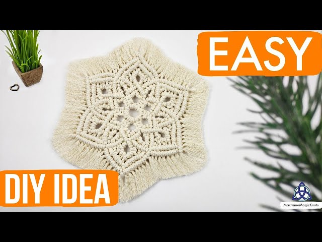 DIY MACRAME MANDALA | #Shorts