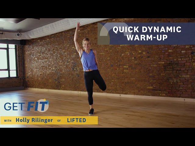4 Minute Dynamic Warm-up with Holly Rilinger, creator of LIFTED | Get Fit | Livestrong.com