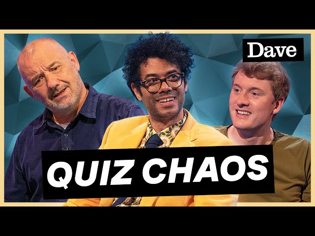Quiz Chaos With Richard Ayoade! | Question Team | Dave