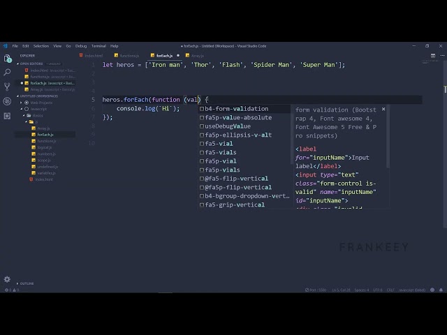 ForEach In JavaScript
