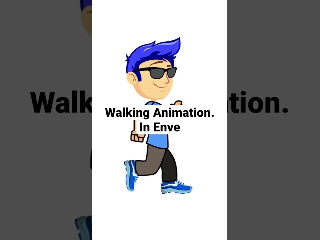 Creating Walking Animation Using Enve