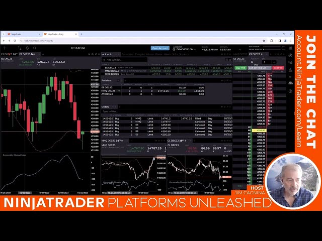 NinjaTrader Web: Web platform walkthrough