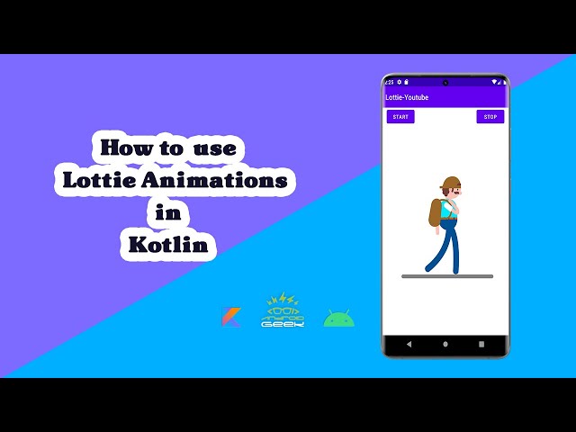 How to use Lottie Animations in Kotlin