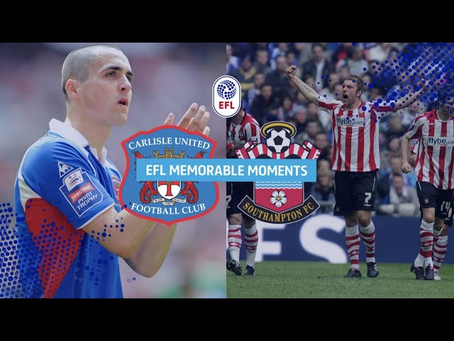10 years on since Southampton's EFL Trophy win!