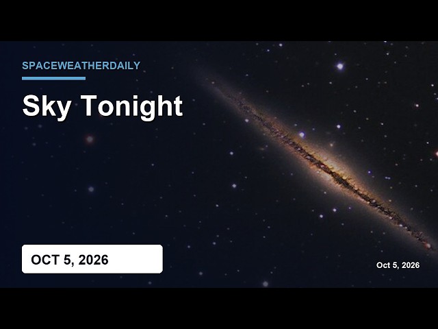 Sky Tonight: Moon, Planets, Meteor Showers & Bright Stars — Oct 5, 2026