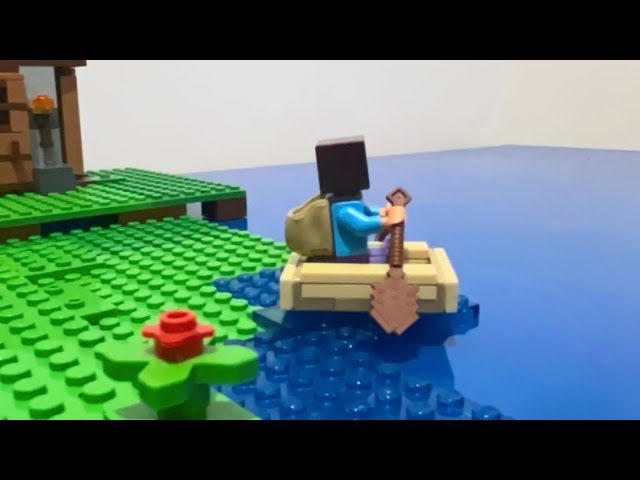 Buried Treasure LEGO Minecraft | Stop Motion animation