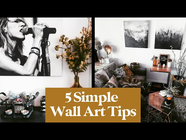 Apartment Wall Decor: 5 Easy Ways to Make Your Walls Pretty