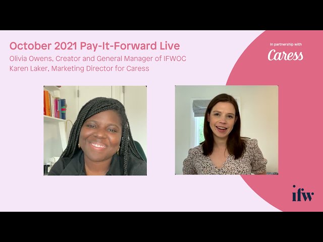 Pay-It-Forward October 2021 with Caress