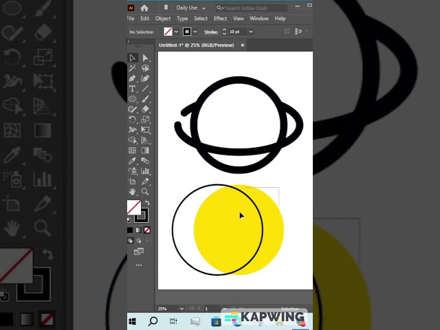 How to create Flat Planet Designs with Just 3 Simple Steps! #youtubeshorts #youtube #ytshorts