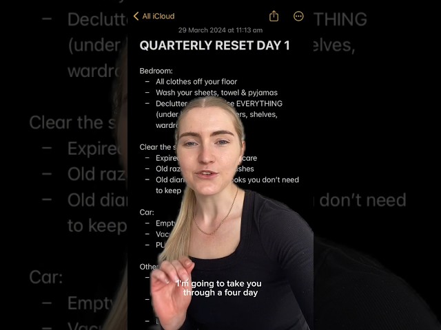 Days 2-4 coming soon #monthlyreset #getyourlifetogether #busylife #lifereset  #organizeyourlife