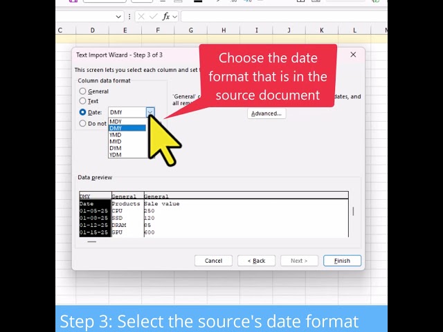 Get dates cleaned in MS Excel | Fail proof import method #MSExcel #powerquery #datacleaning  #date