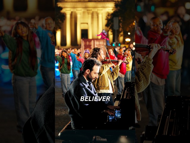 Incredible Believer Flashmob with 100 artists in the streets of Paris ! 🤯