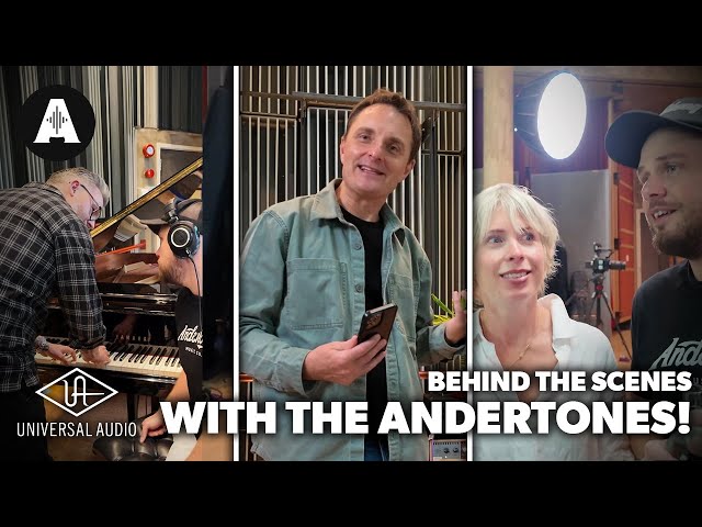Behind The Scenes At Real World Studios With The Andertones Band!