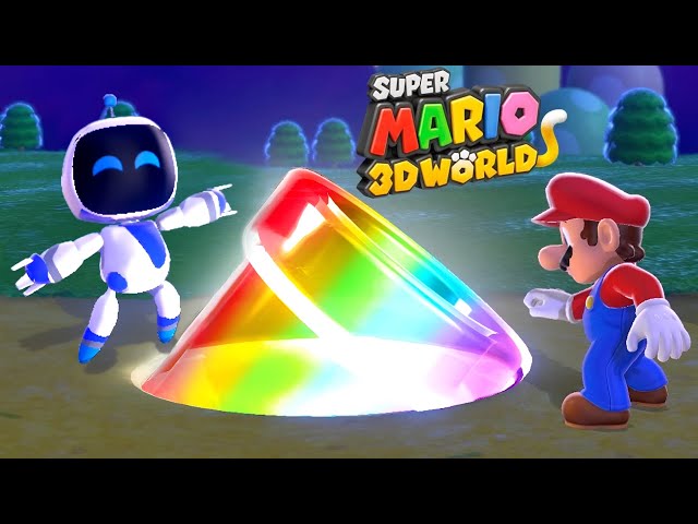 Super Mario & ASTRO BOT 3D World - Full Game Walkthrough