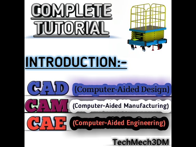 #TechMech3DM Tutorials#what is cad,cam, cae🔥?