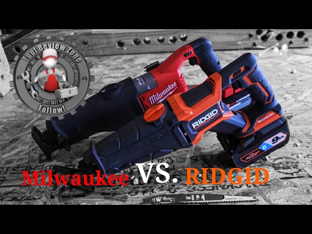 Milwaukee M18 Super Sawzall vs RIDGID OCTANE Recip Saw (Tool Duel) Episode #3 Which would you choose