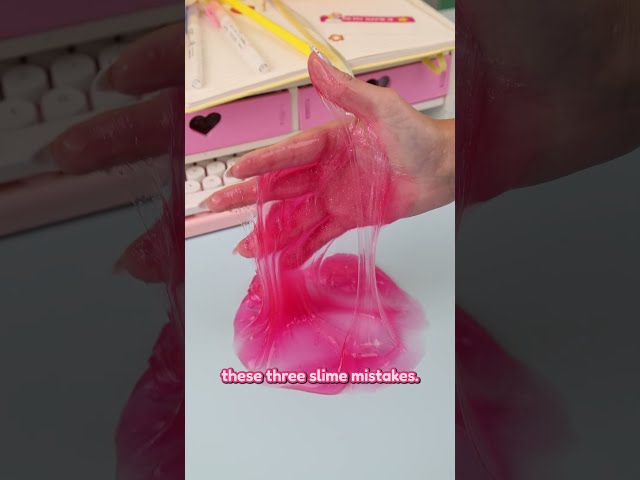 STOP Making These 3 Slime Mistakes! 😱 #slime #tutorial