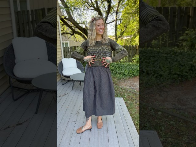 Thanks, I Made It! Antipodes sweater + Barrel Skirt