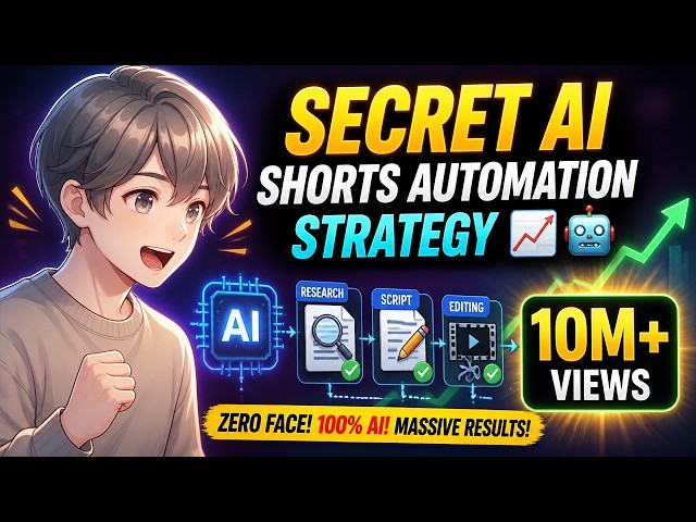 The Secret AI Shorts Automation Strategy Getting 10M+ Views 📈🤖