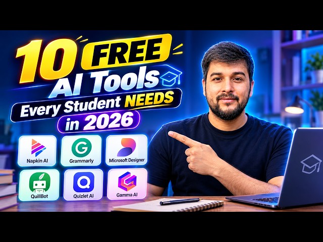 10 FREE AI Tools Every Student NEEDS in 2026