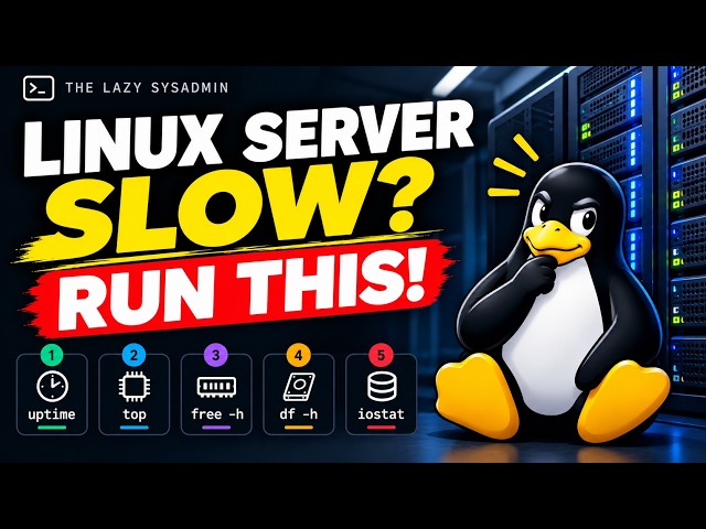 Your Linux Server Is Slow? Run These 5 Commands