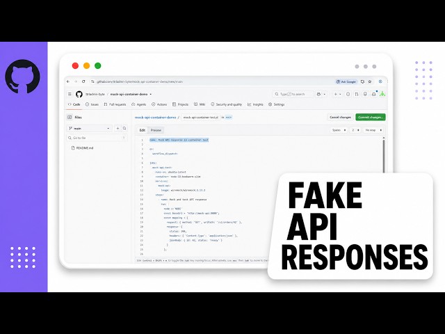 How to Mock API Responses on GitHub Actions Container Tests