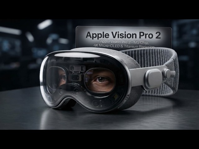 Apple Vision Pro 2 LEAKS: M5 Chip, 4K Micro-OLED & Titanium Redesign!