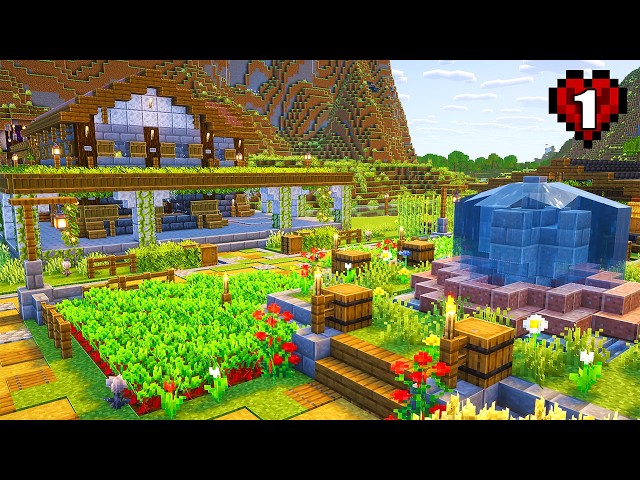 The Perfect Start to My Forever World in Minecraft Hardcore (100 Days)