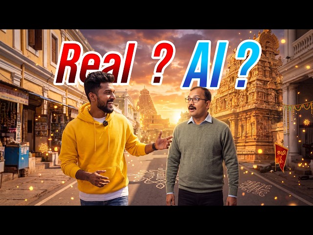 REAL? AI? 😱 | AI-ல Cinematic Thanjavur Vlog 🔥 Full Tutorial This Friday!